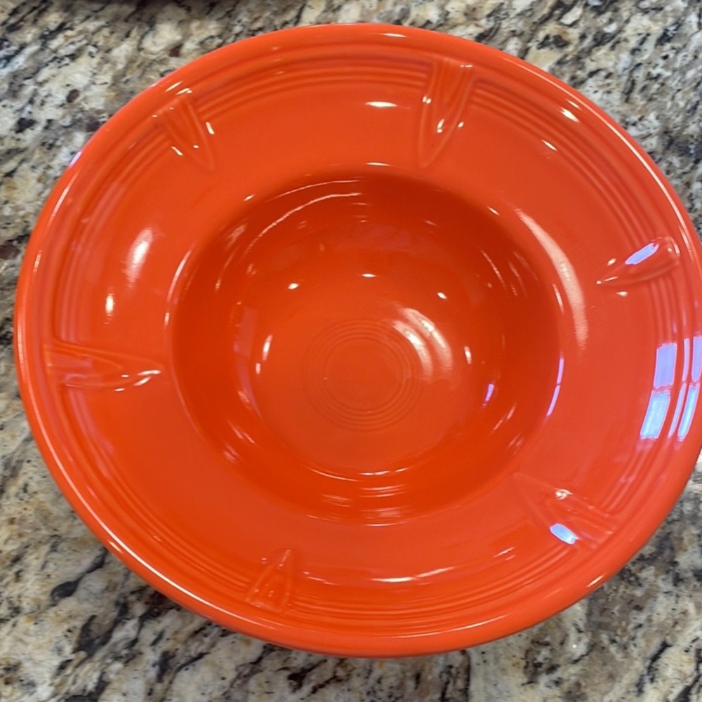 Fiestaware Poppy signature style bowl